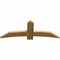 Ekena Millwork Bellingham Rough Sawn Timber Gable Bracket, Western Red Cedar, 60"W x 22"H x 2"D x 6"F, 9/12 Pitch GBW060X22X0206BEL00RWR - alternate 4